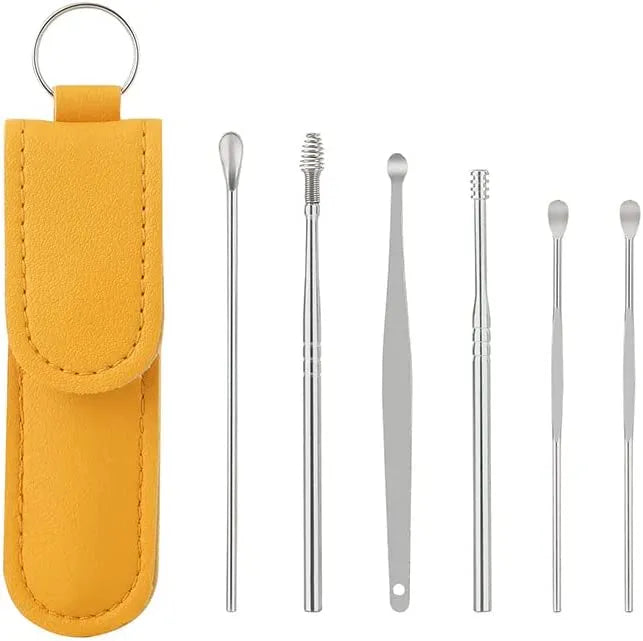 Ear Wax Cleaning Kit, 6 Pcs Ear Pick Tools.