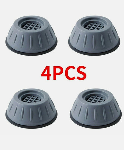 4 pc Anti vibration washing machine support -Anti slip Rubber feet base pad mat