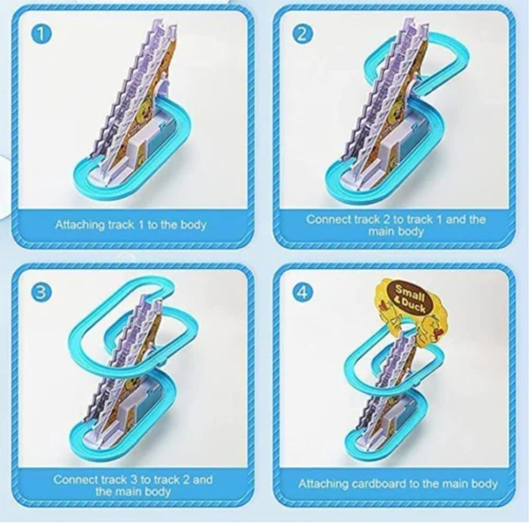 3 Duck Slide Toy Set