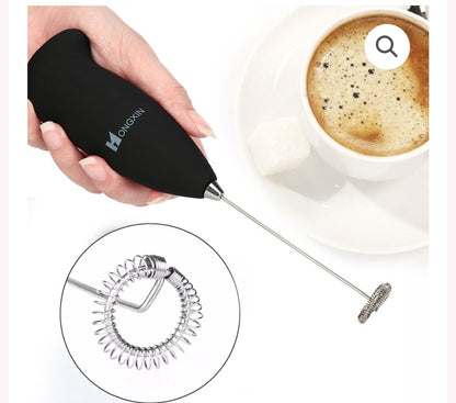 Handheld Coffee Beater Mini Coffee Beater Electric Cell operated Egg Beater Milk Frother Random Colors