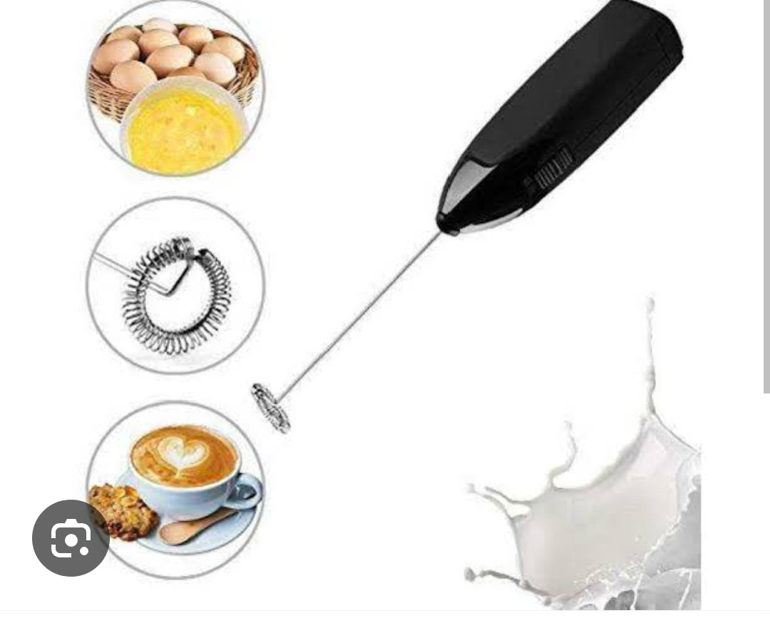 Handheld Coffee Beater Mini Coffee Beater Electric Cell operated Egg Beater Milk Frother Random Colors