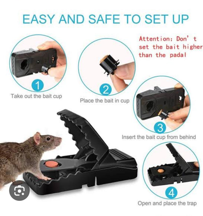 Mouse trap Powerful Reusable Mouse Traps - Snap Rodent Killer for Home and Industrial Use