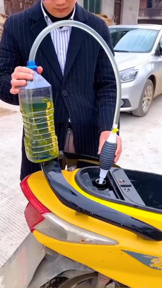 New Portable Siphon Pump for Gasoline Manual Fuel Transfer Pump, Gasoline Transfer Pump with Hose for Gas Oil Diesel Water Fish Tank