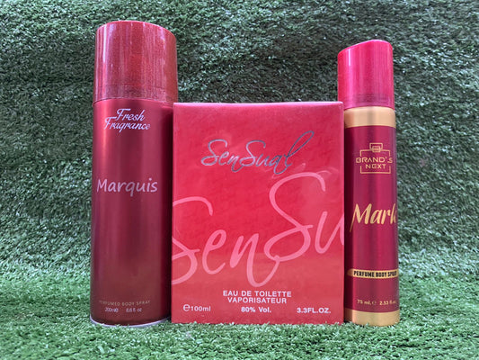 Sensual perfume set