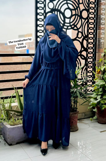 Abaya 3 Frill