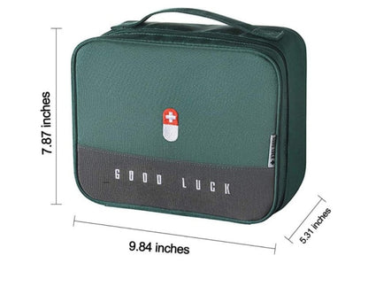 Medicine storage bag organizer