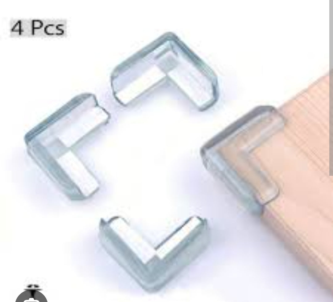 4 Pcs Silicone Table Corner Edge Protector Covers