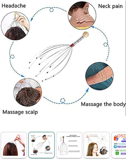 Octopus Type Head scalp Massager