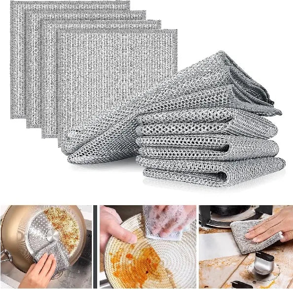 Dish Drain Rags (4pcs pack Dish Drain Rags)