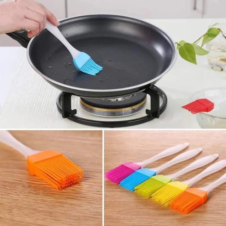 Silicone Spatula & Silicone Oil Brush - 2 pc Set