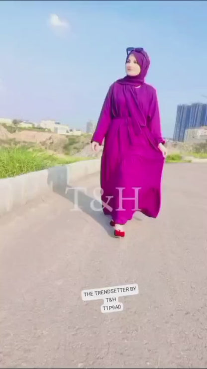 Abaya 3 Frill