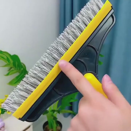 2 in 1 floor Scrub brush Rotating with long handle