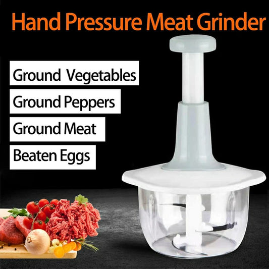 Manual Push Hand-Press Vegetable Multi-Function Chopper