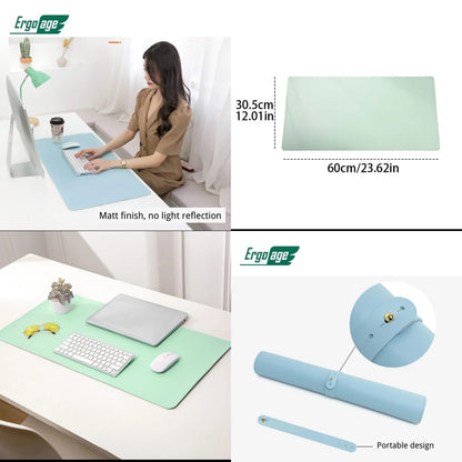 Laptop Portable Leather Mat, Waterproof Smooth Surface Laptop Cushion, Home Desktop Mat