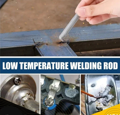 Low Temperature Welding Repair Tool, Melts in 3 Seconds, Low Melting Point for Good Mobility, Low Temperature Aluminum Welding Rod, Universal Household