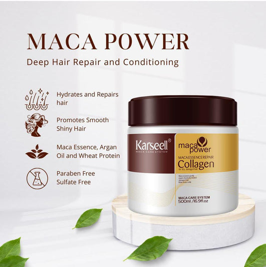 Karseell Collagen Hair Treatment Deep Repair Conditioning Argan Oil Collagen Hair Mask 500ml