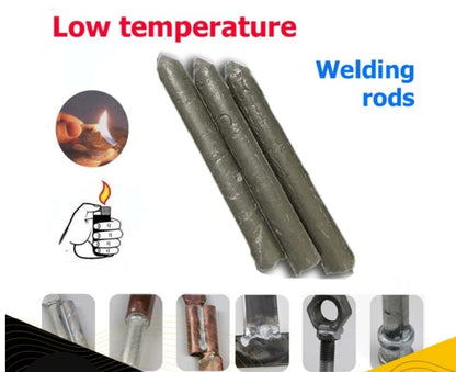 Low Temperature Welding Repair Tool, Melts in 3 Seconds, Low Melting Point for Good Mobility, Low Temperature Aluminum Welding Rod, Universal Household