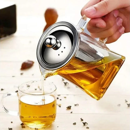 Tea Infusers Teapot with Stainless Steel Infuser Heat Resistant